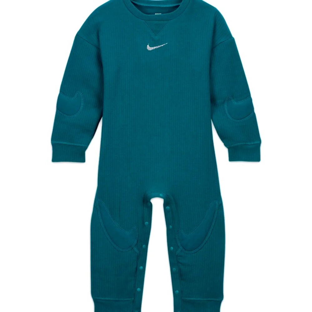 Baby Nike thermal coveralls NWT teal green
